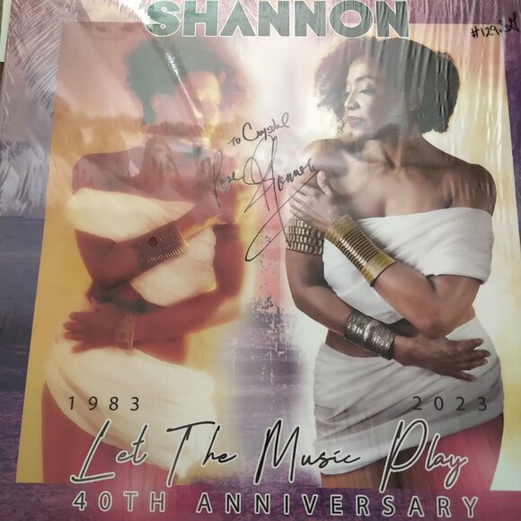 Shannon Let The Music Play 40th Anniversary Autographed Lp + Free RARE! - Picture 6 of 8